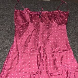 PINK Victoria's Secret Pink Cherry Silky Nightgown
